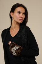 Cardigan Nency Black - 22 Spazio Boutique