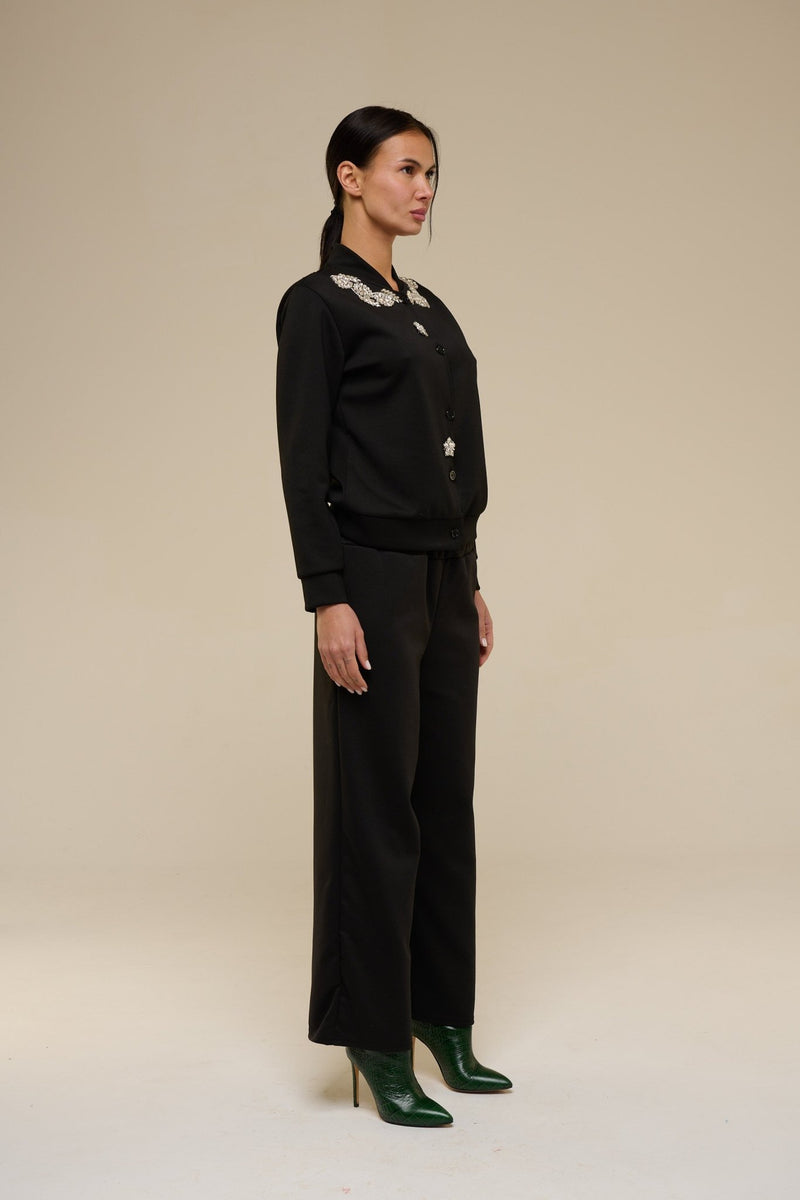 Completo Lux shine nero - 22 Spazio Boutique