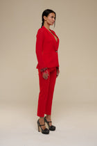 Tailleur Chiffon Rosso