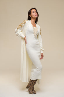 Completo Dress White Pearl