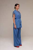 Completo Smanicato Blu Ida