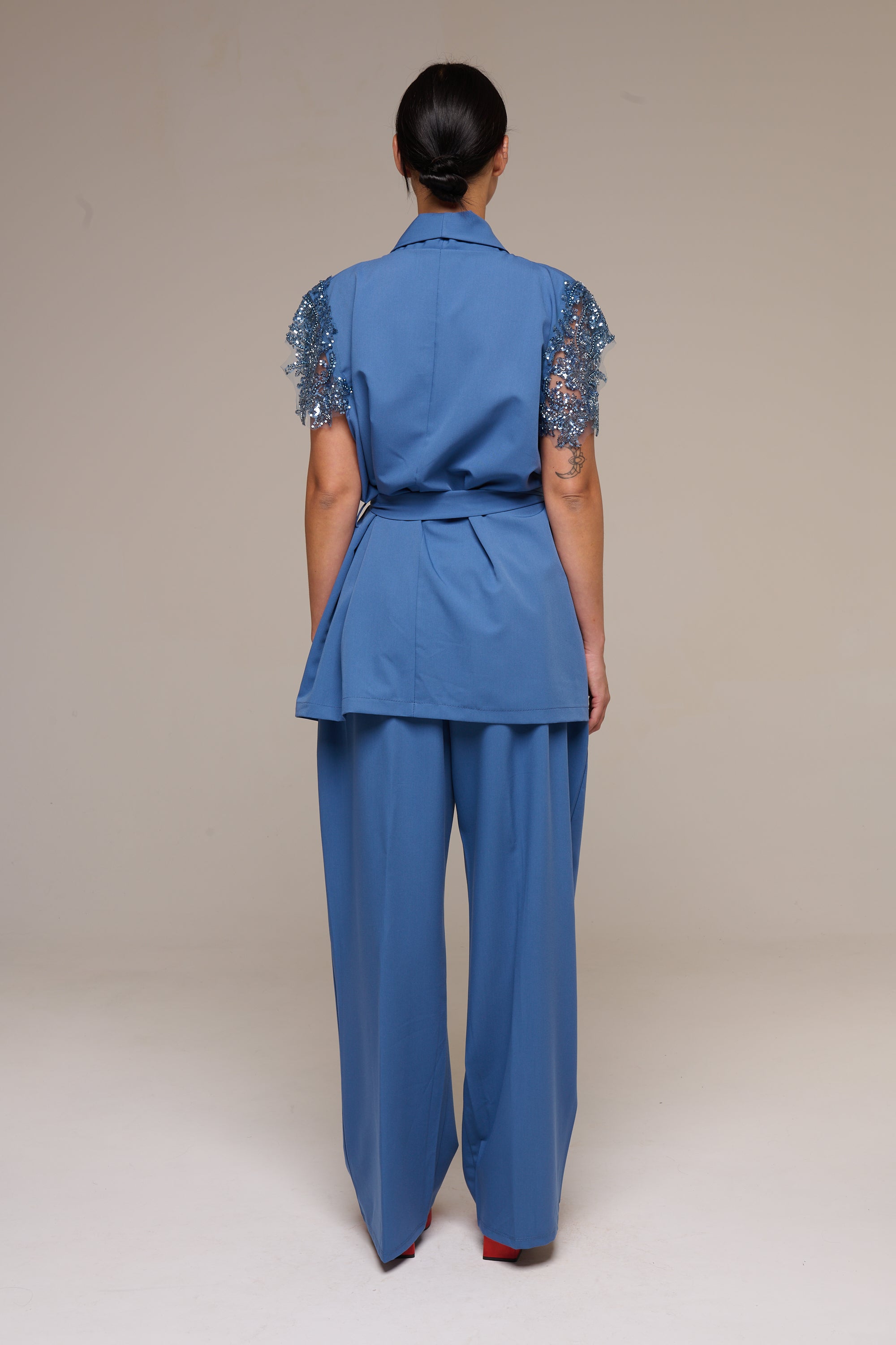 Completo Smanicato Blu Ida