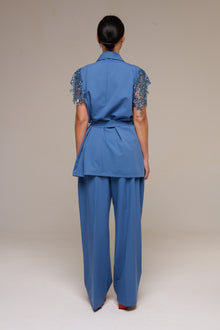 Completo Smanicato Blu Ida