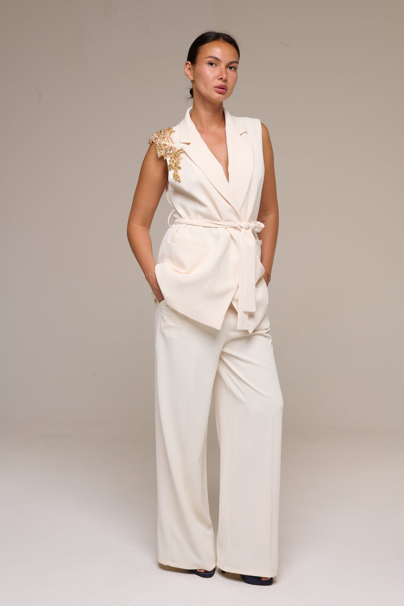 Completo Smanicato Beige Ida
