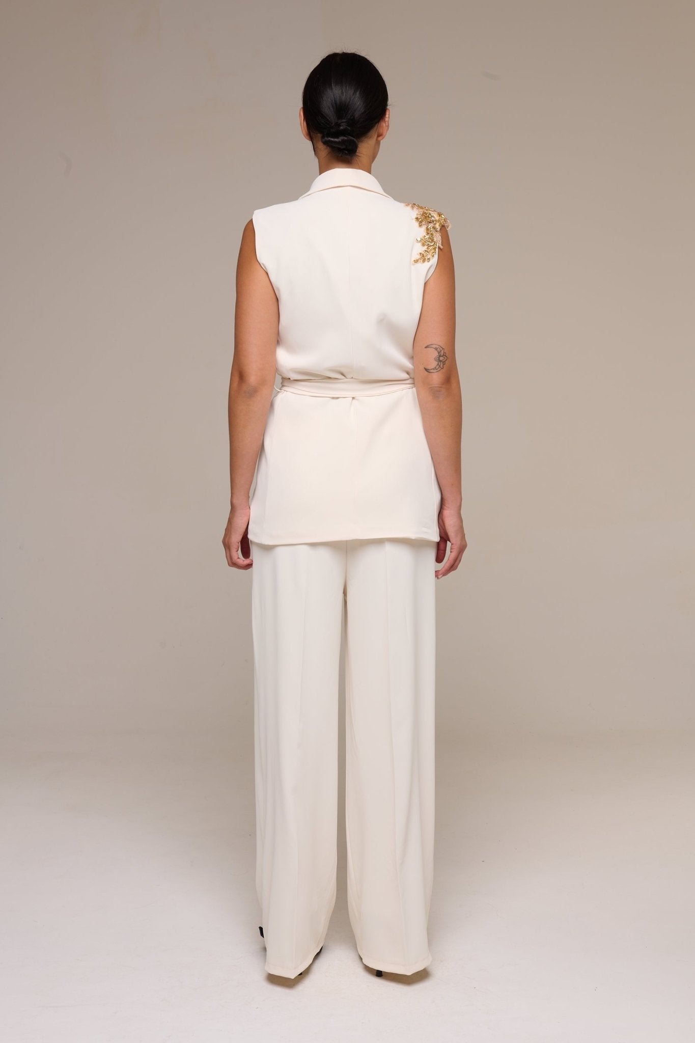 Completo Smanicato Beige Ida - 22 Spazio Boutique