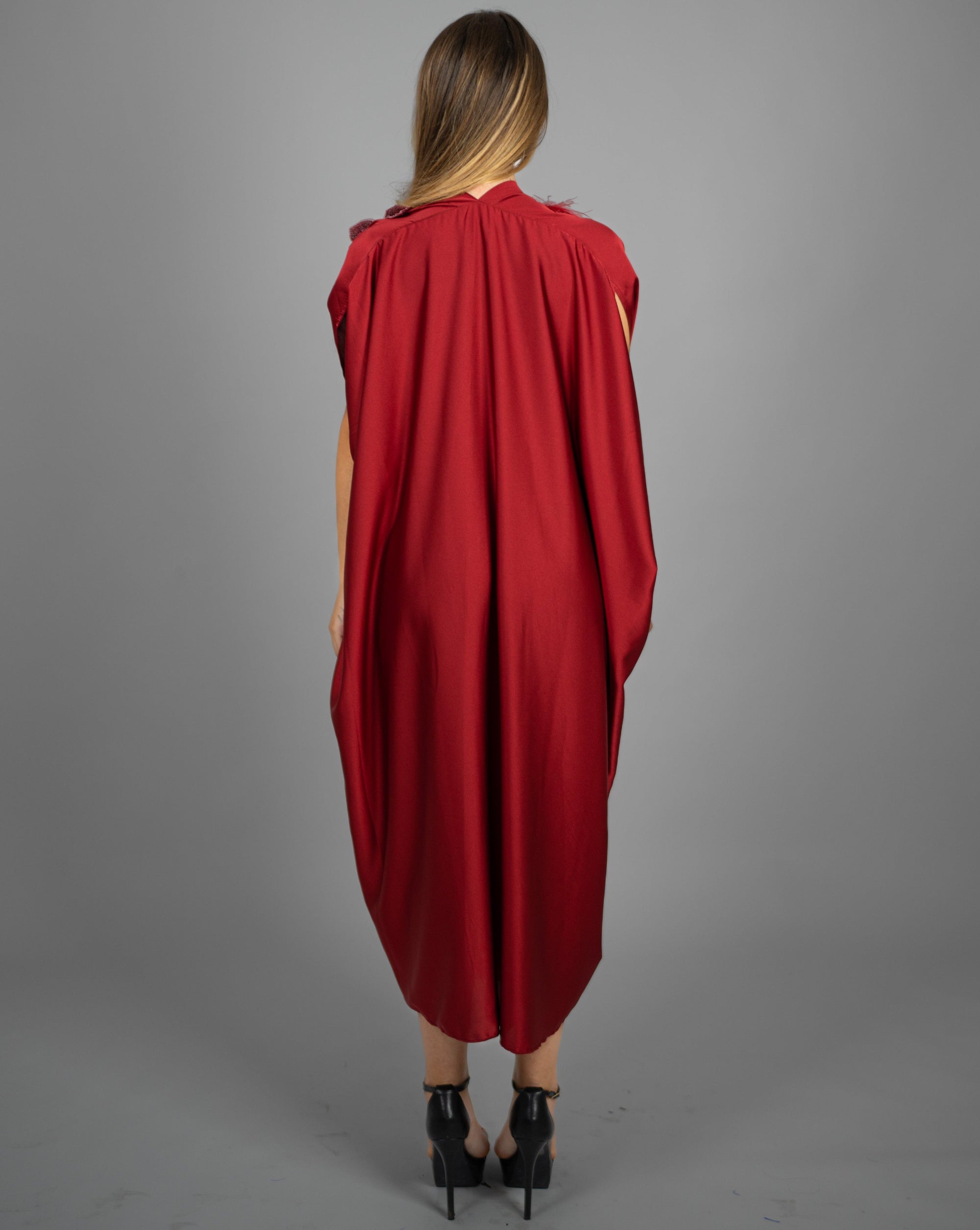 Caftano Gioiello Rosso