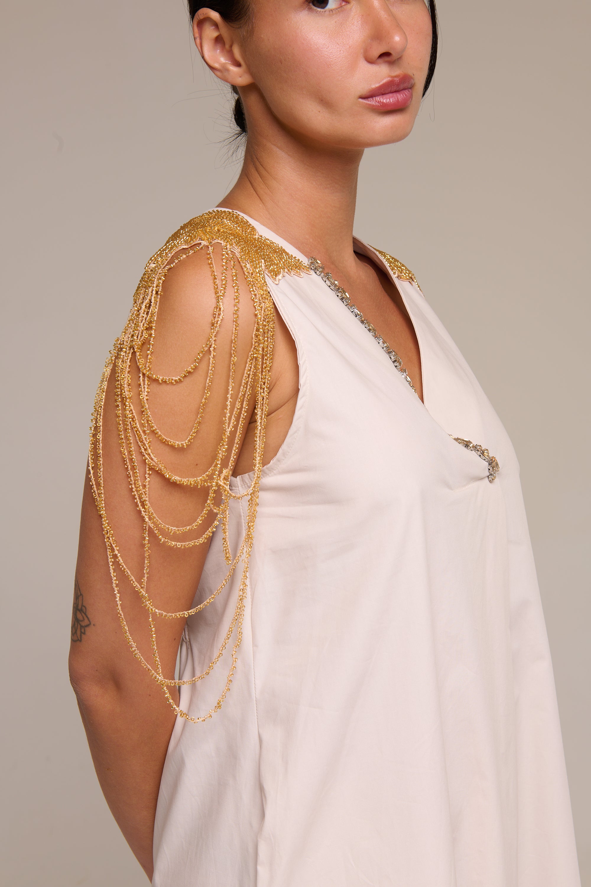 Abito Golden Beige