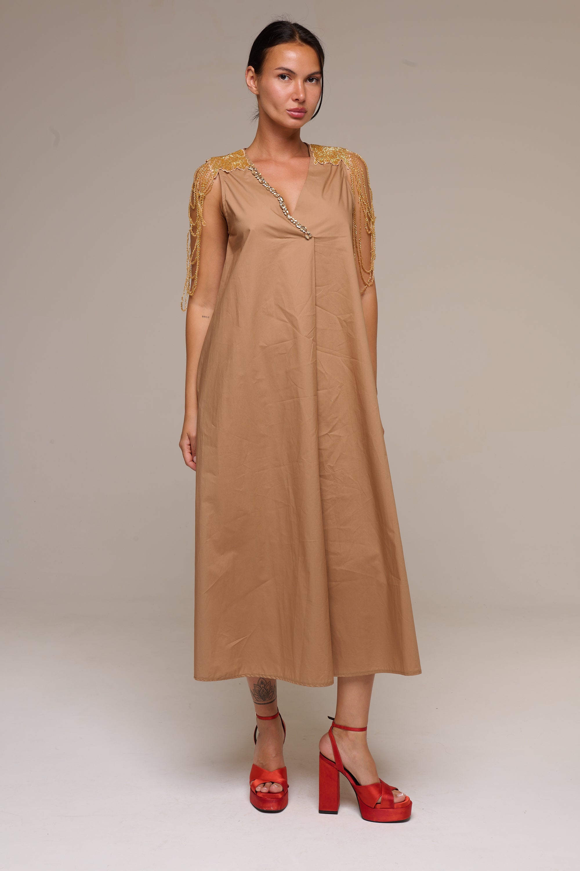 Abito Golden Brown