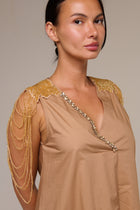 Abito Golden Brown