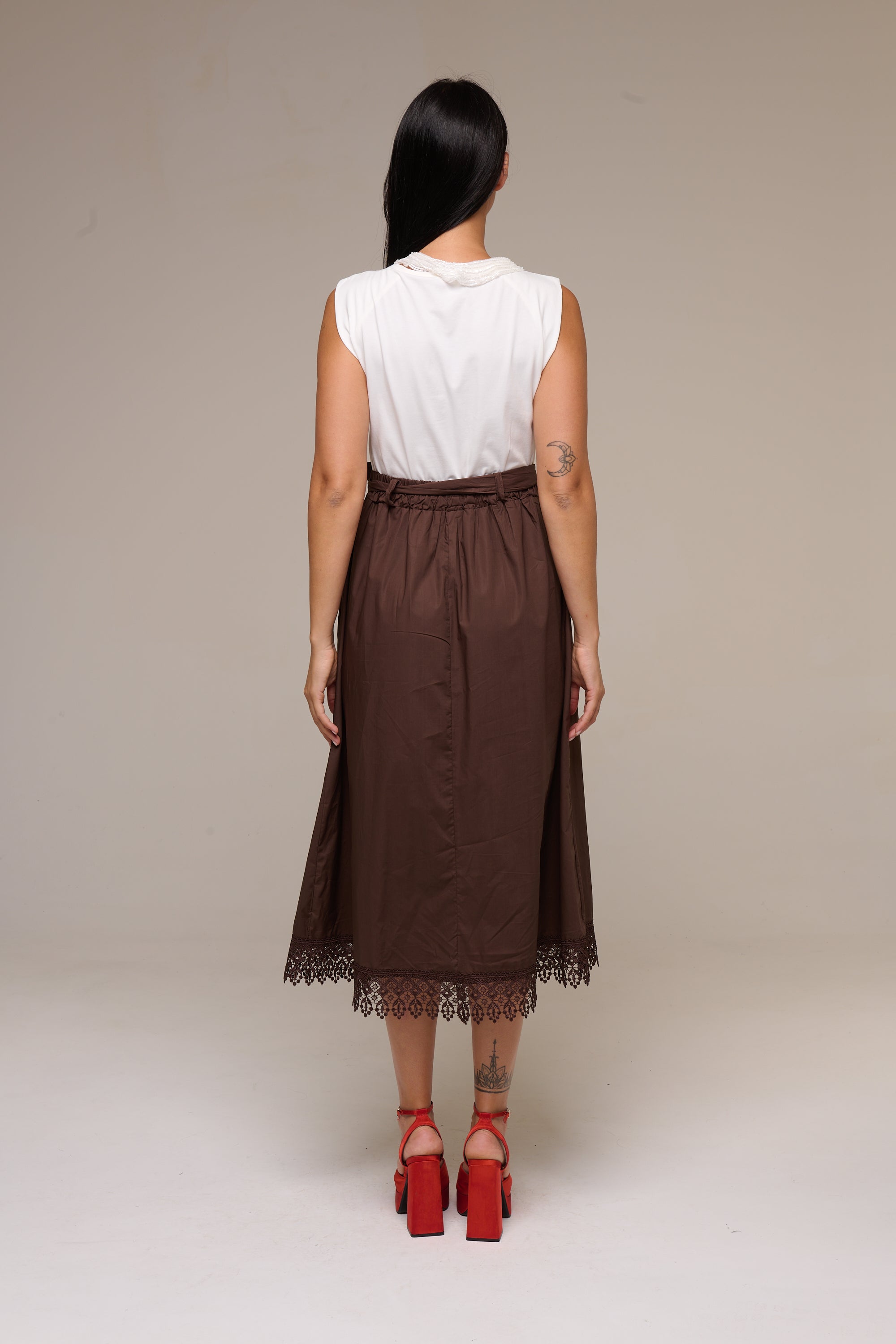 Dress Myna Marrone
