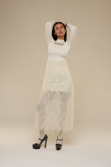 Abito White Lace Gioiello