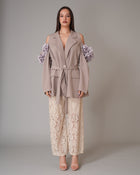 Tailleur Over Rosa Beige