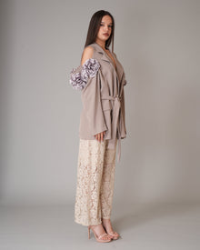 Tailleur Over Rosa Beige