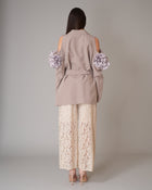 Tailleur Over Rosa Beige