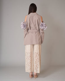 Tailleur Over Rosa Beige