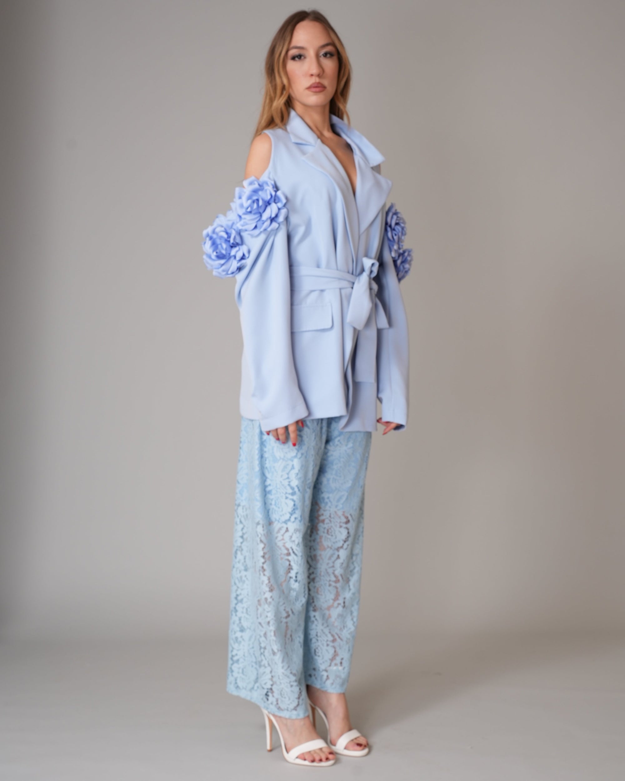 Tailleur Over Rose Azzurro