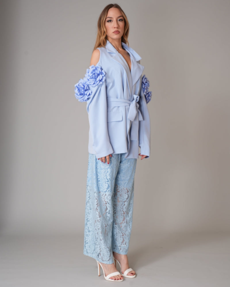 Tailleur Over Rose Azzurro