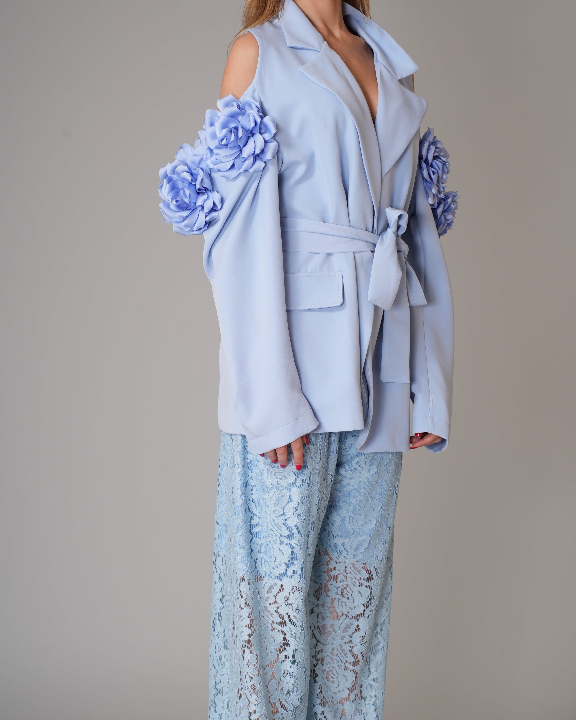 Tailleur Over Rose Azzurro