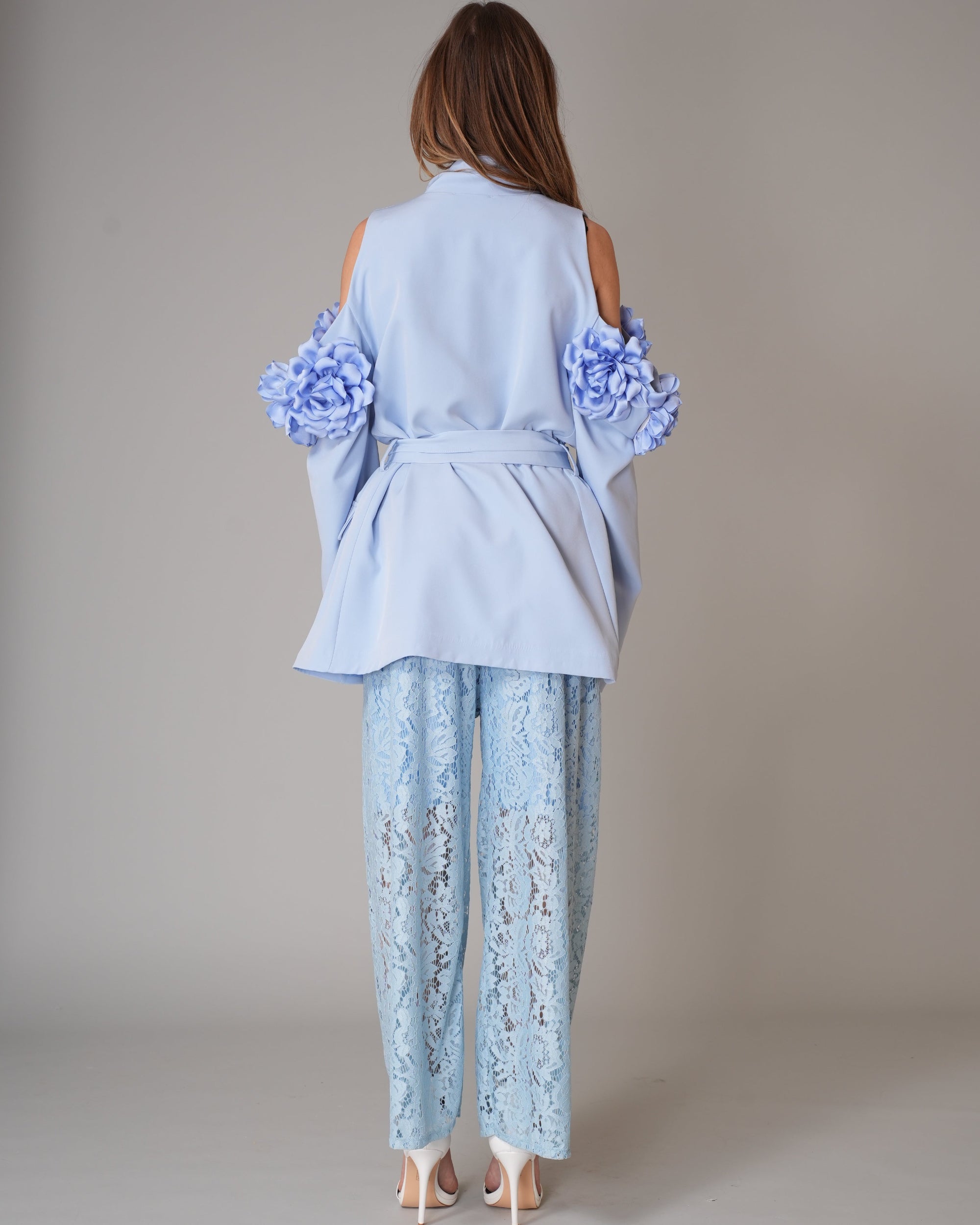 Tailleur Over Rose Azzurro