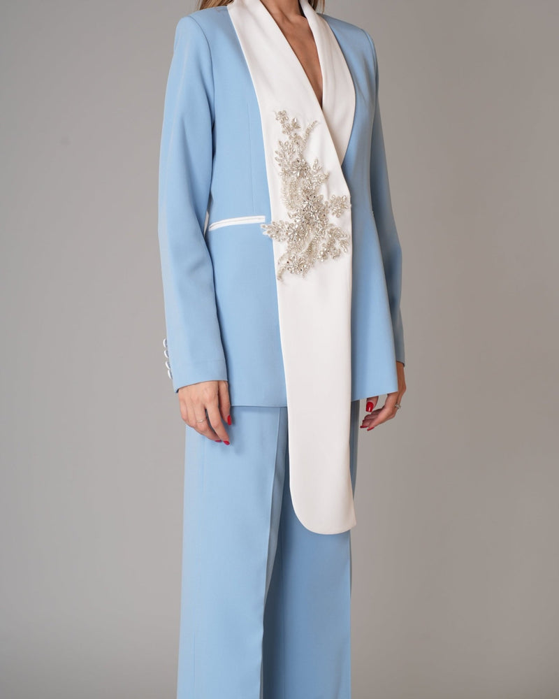 Tailleur Raisy Azzurro - 22 Spazio Boutique