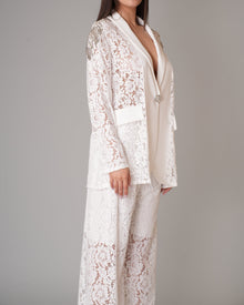 Tailleur Pizzo Bianco