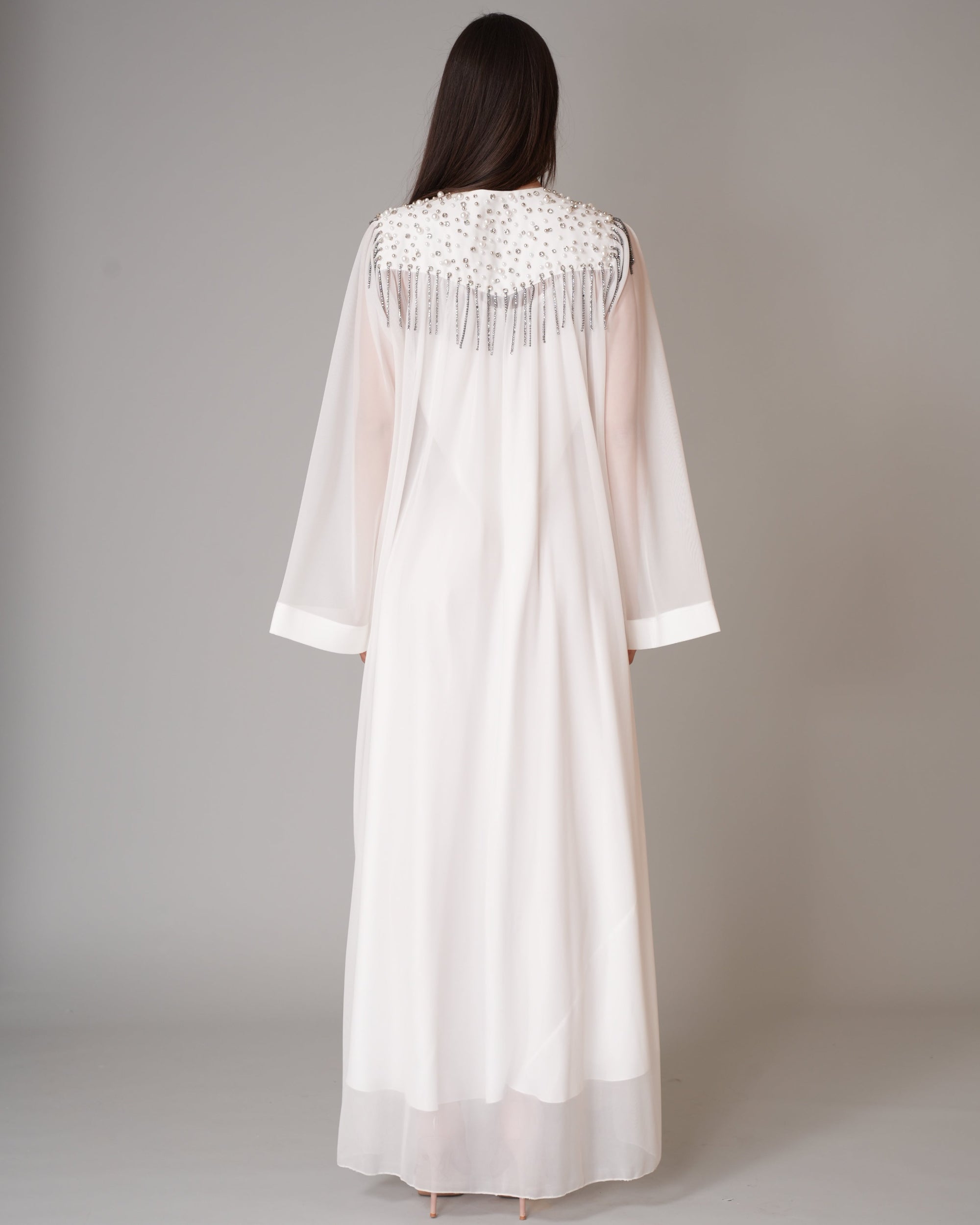 Caftano Nancy Bianco