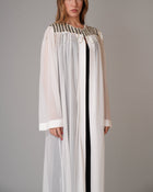 Caftano Nancy Bianco Black