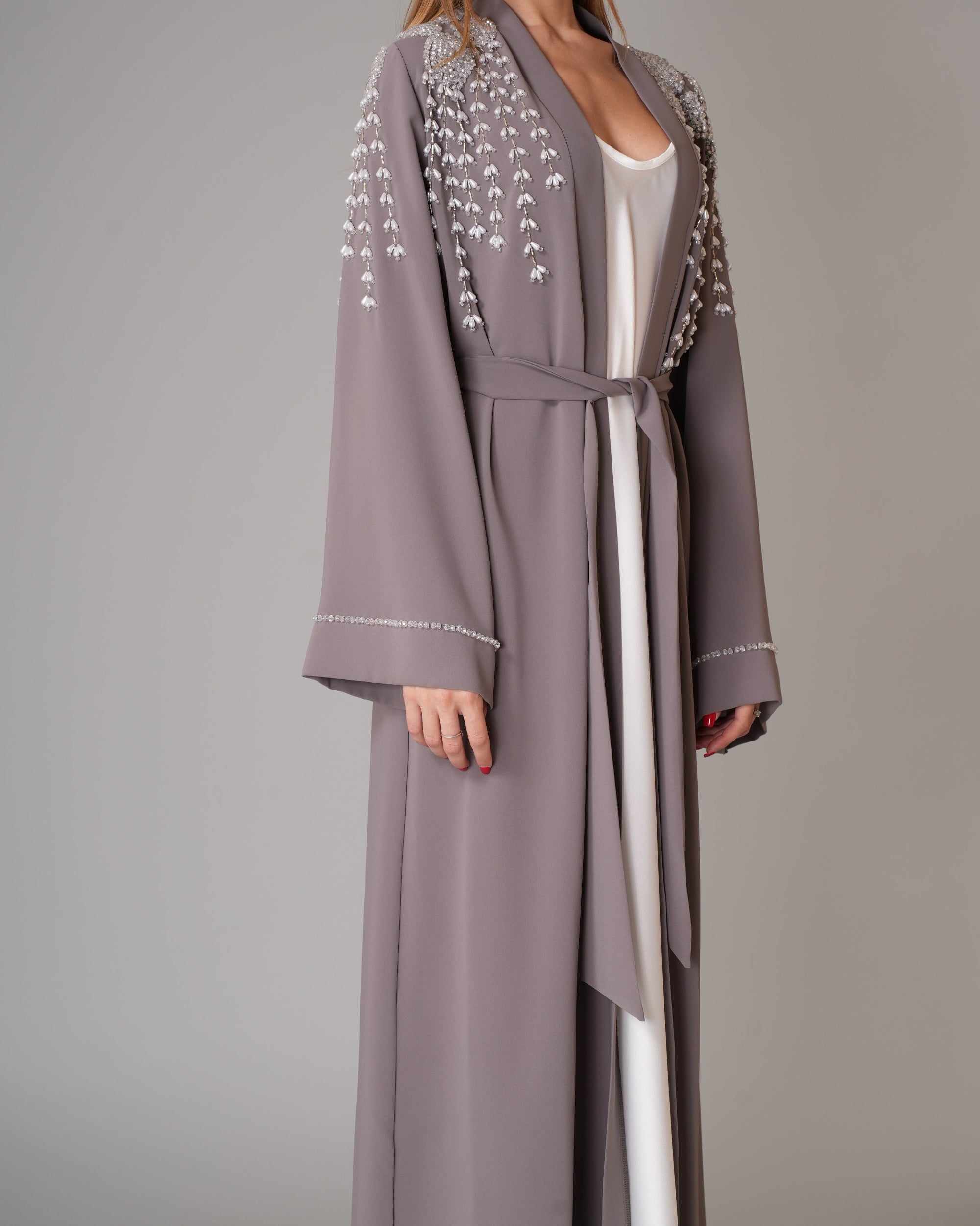 Caftano Nancy Grigio