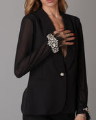 Tailleur Chiffon Nero