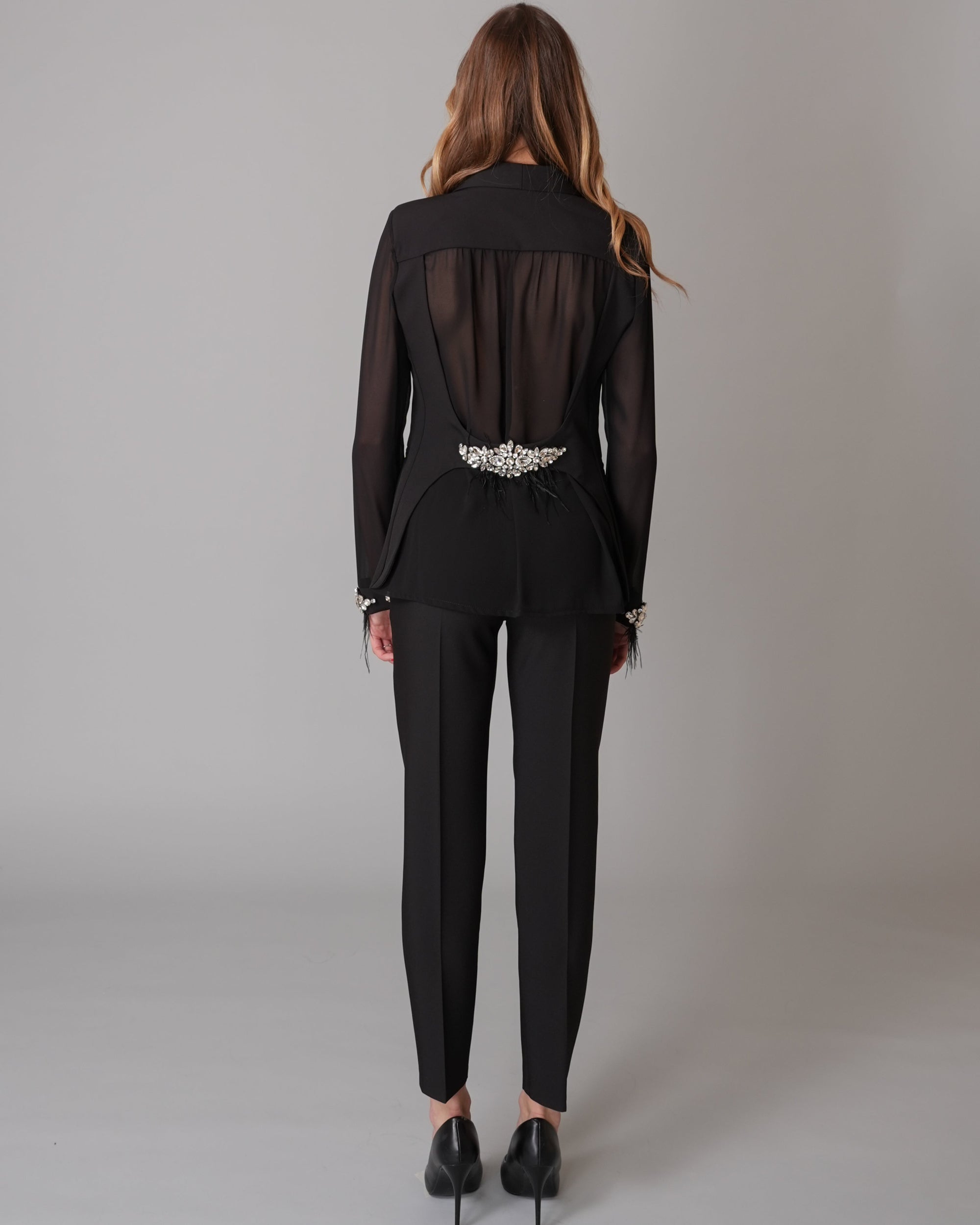 Tailleur Chiffon Nero
