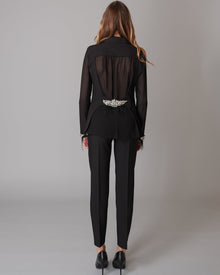 Tailleur Chiffon Nero
