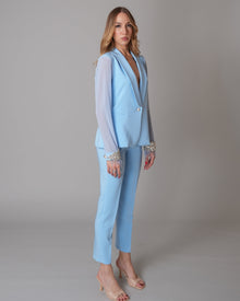 Tailleur Chiffon Azzurro