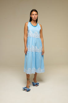 Abito Celeste Cherie