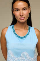 Abito Celeste Cherie