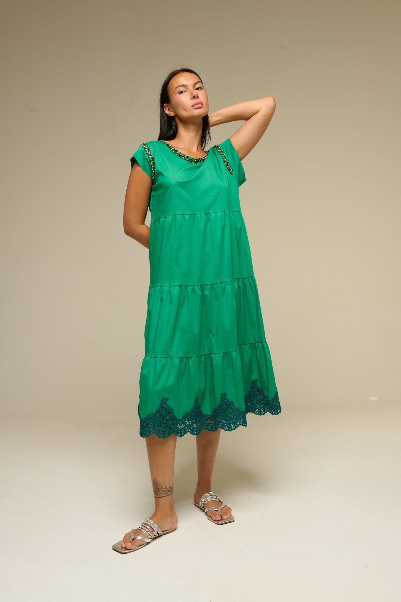 Abito Verde Esme - 22 Spazio Boutique