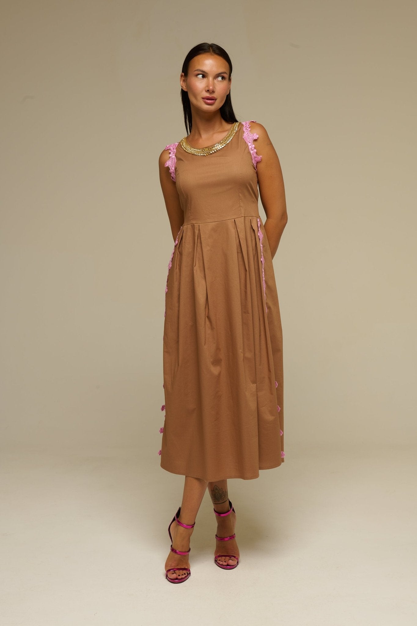 Abito Fenis Marrone - 22 Spazio Boutique
