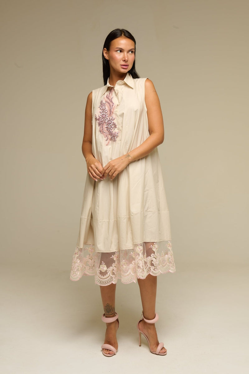 Abito Manila Beige - 22 Spazio Boutique