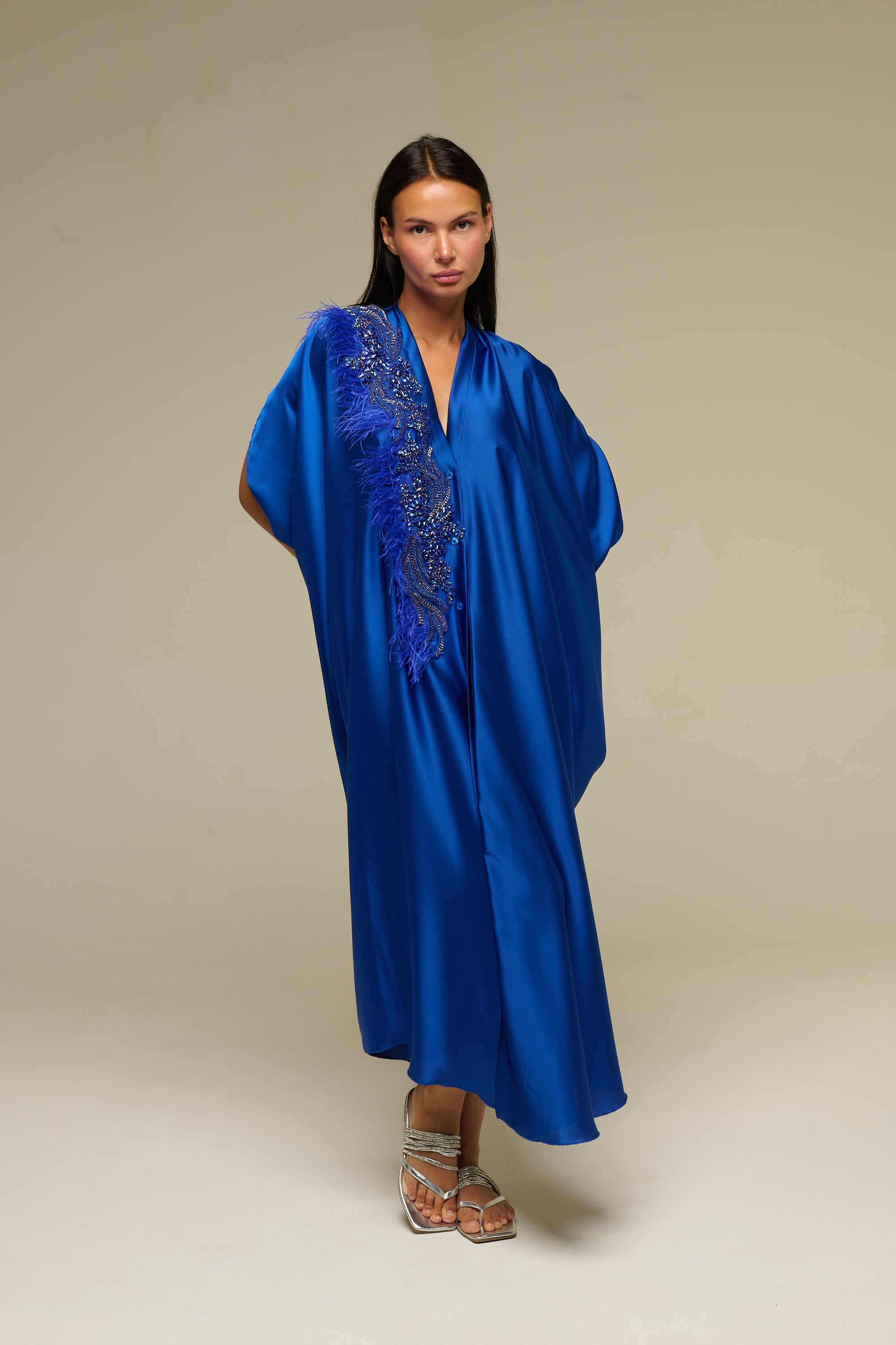 Caftano Blu Shine
