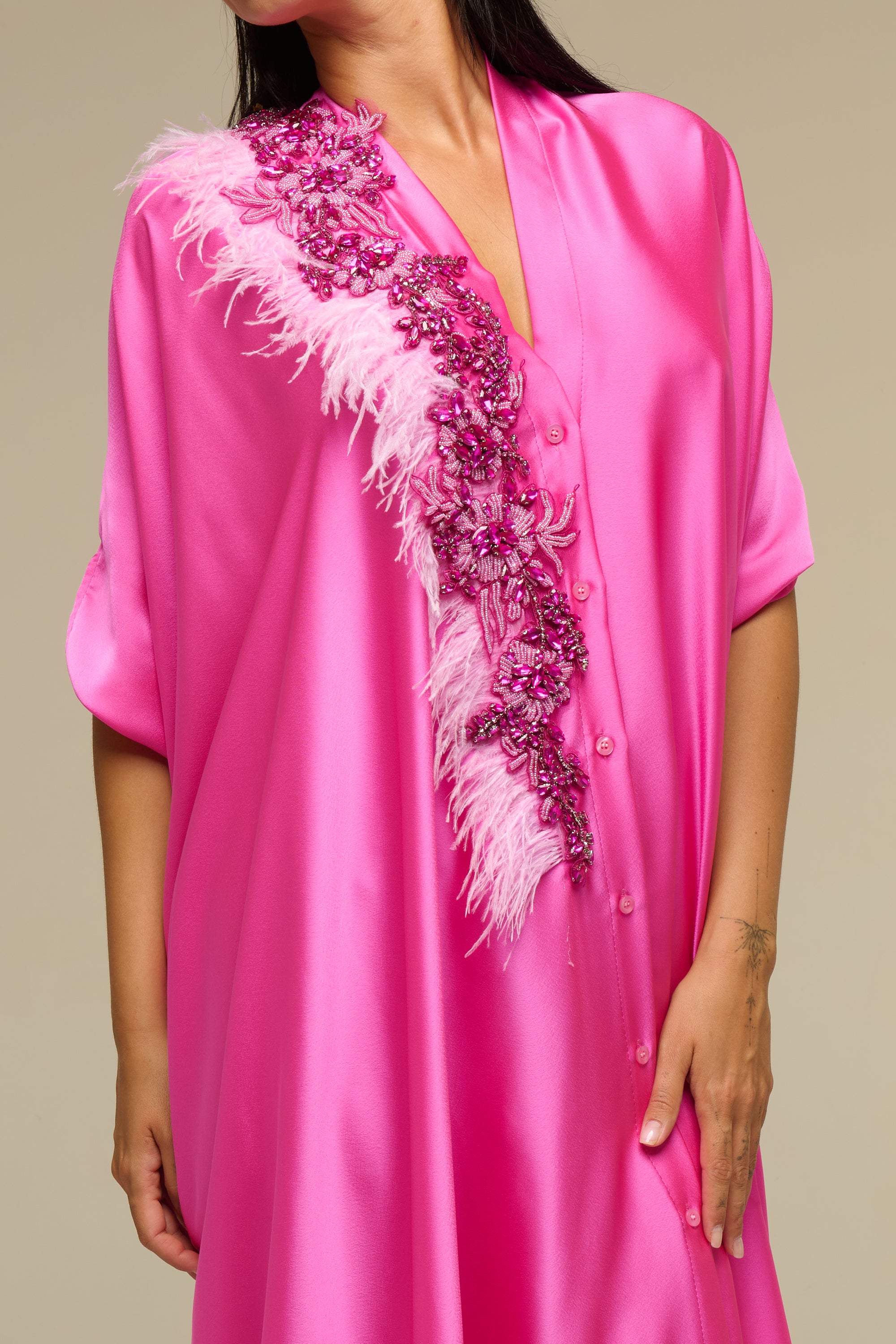 Caftano Fuxia Light