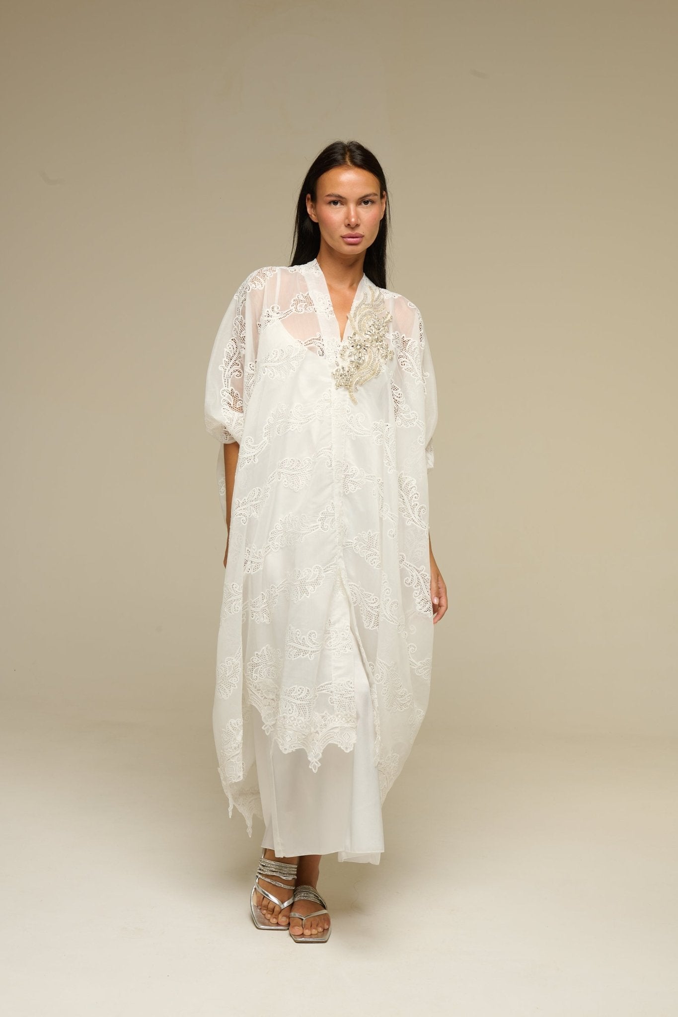 Caftano Bianco Light - 22 Spazio Boutique