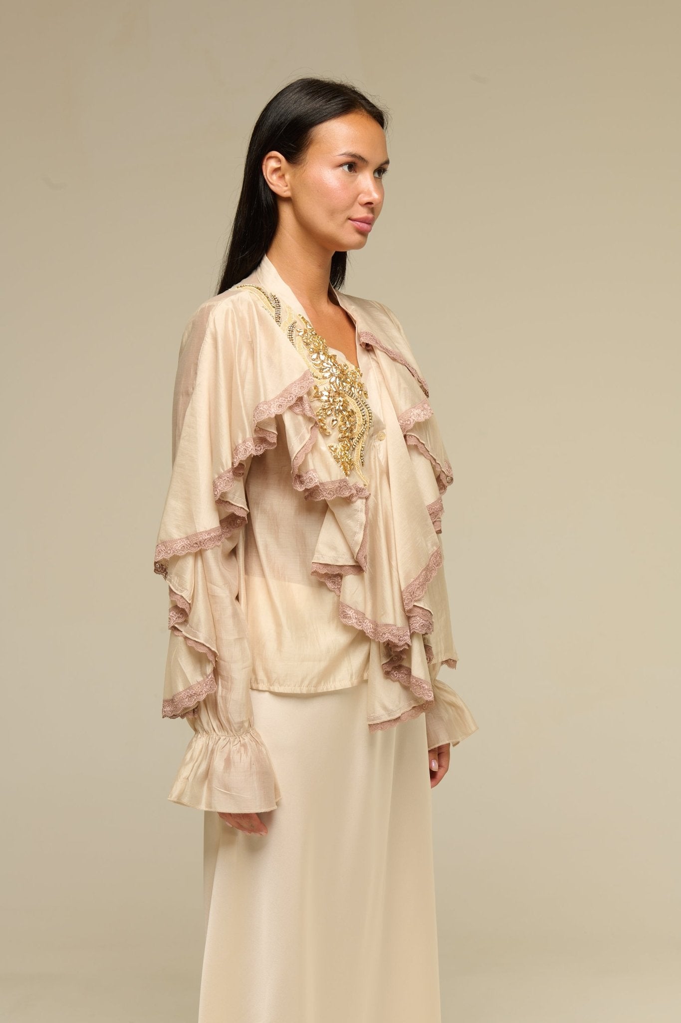 Camicia Beige Jayla - 22 Spazio Boutique