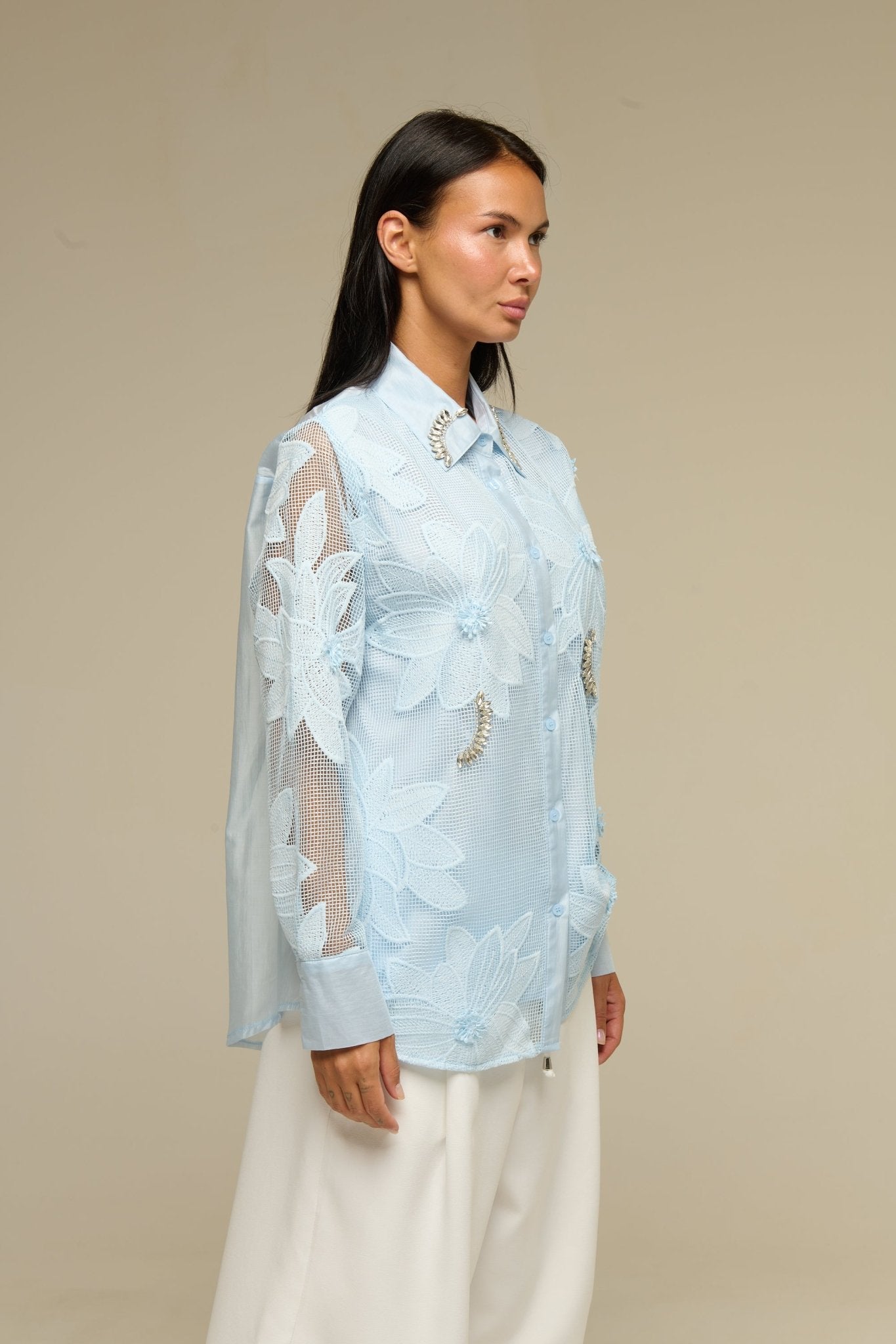 Camicia Lorelai Sky - 22 Spazio Boutique