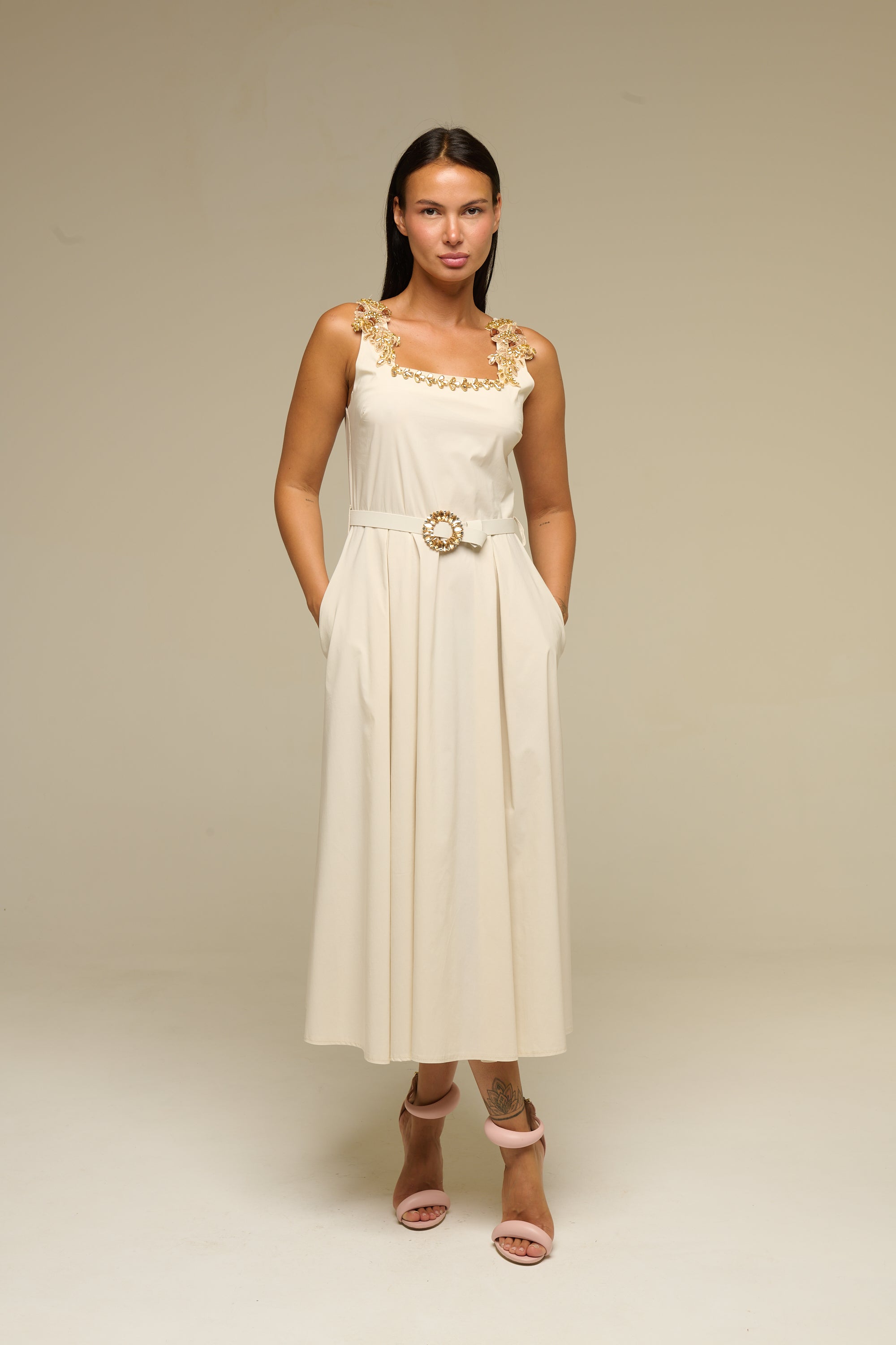 Abito Beige Kyley