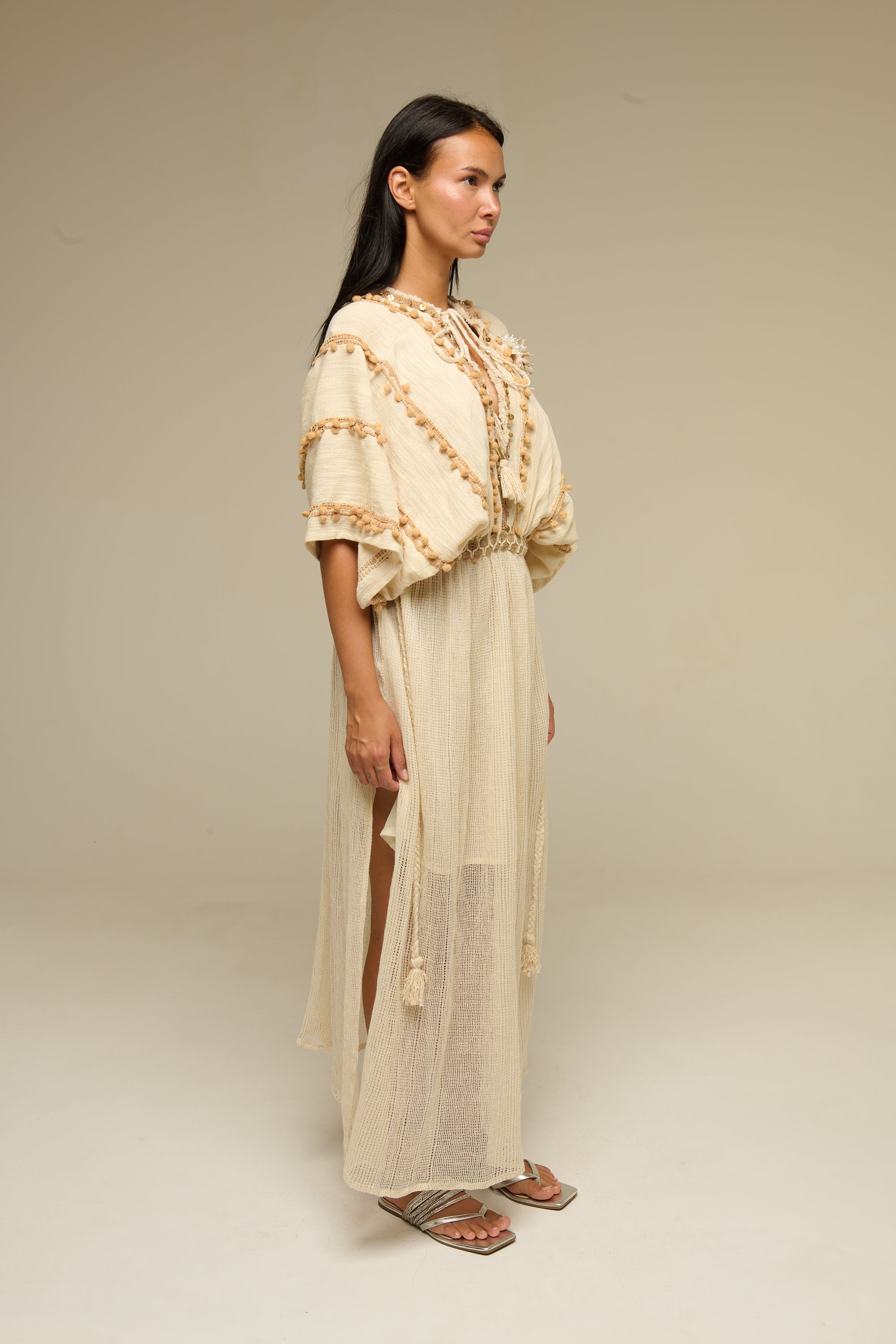 Dress Kanton Beige