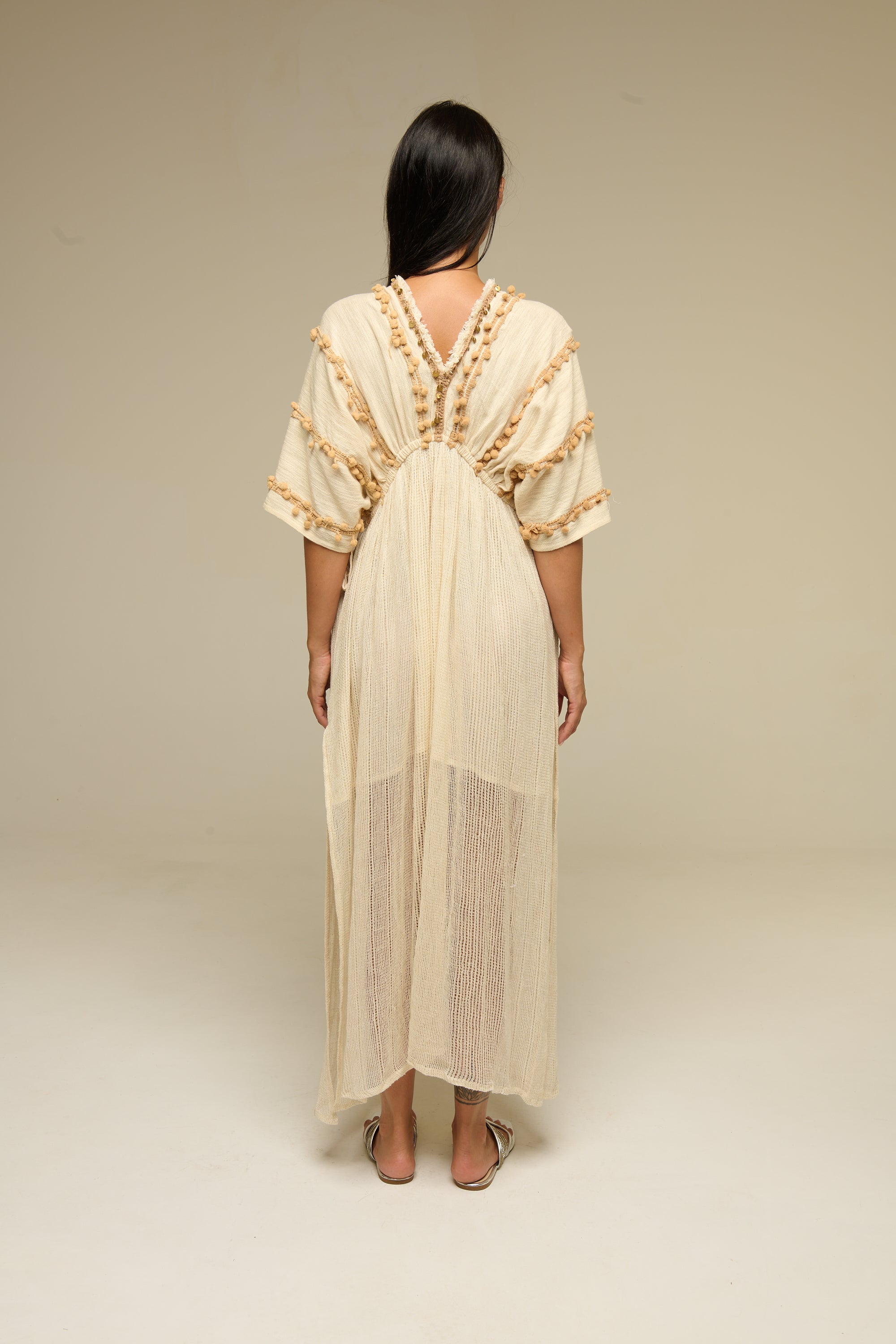 Dress Kanton Beige