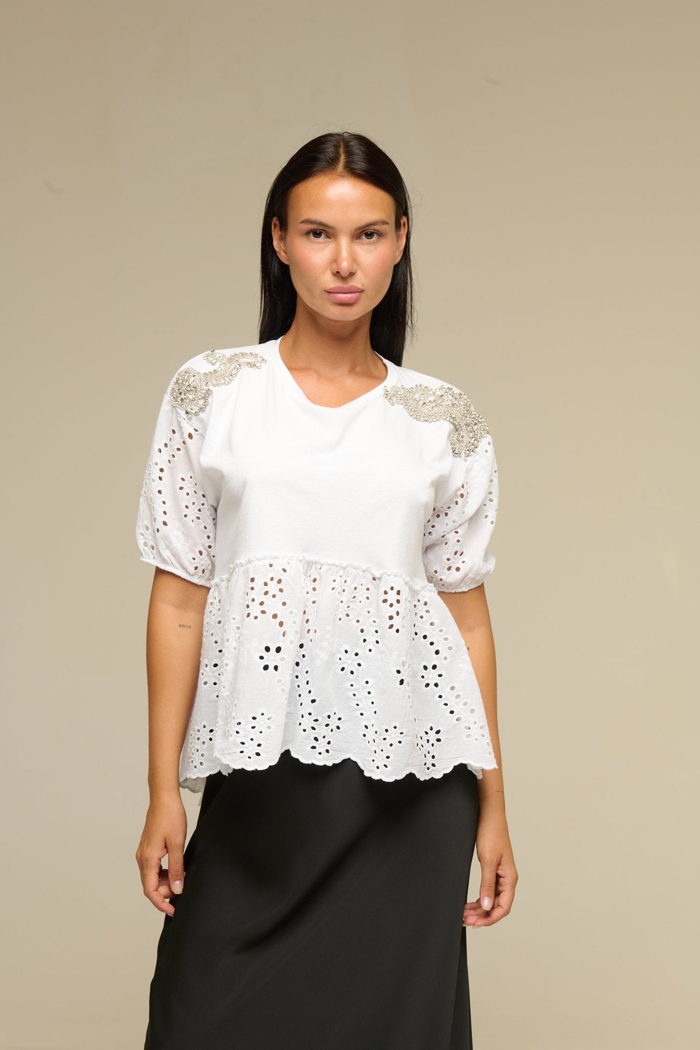 Maglia Bianca Pocy - 22 Spazio Boutique