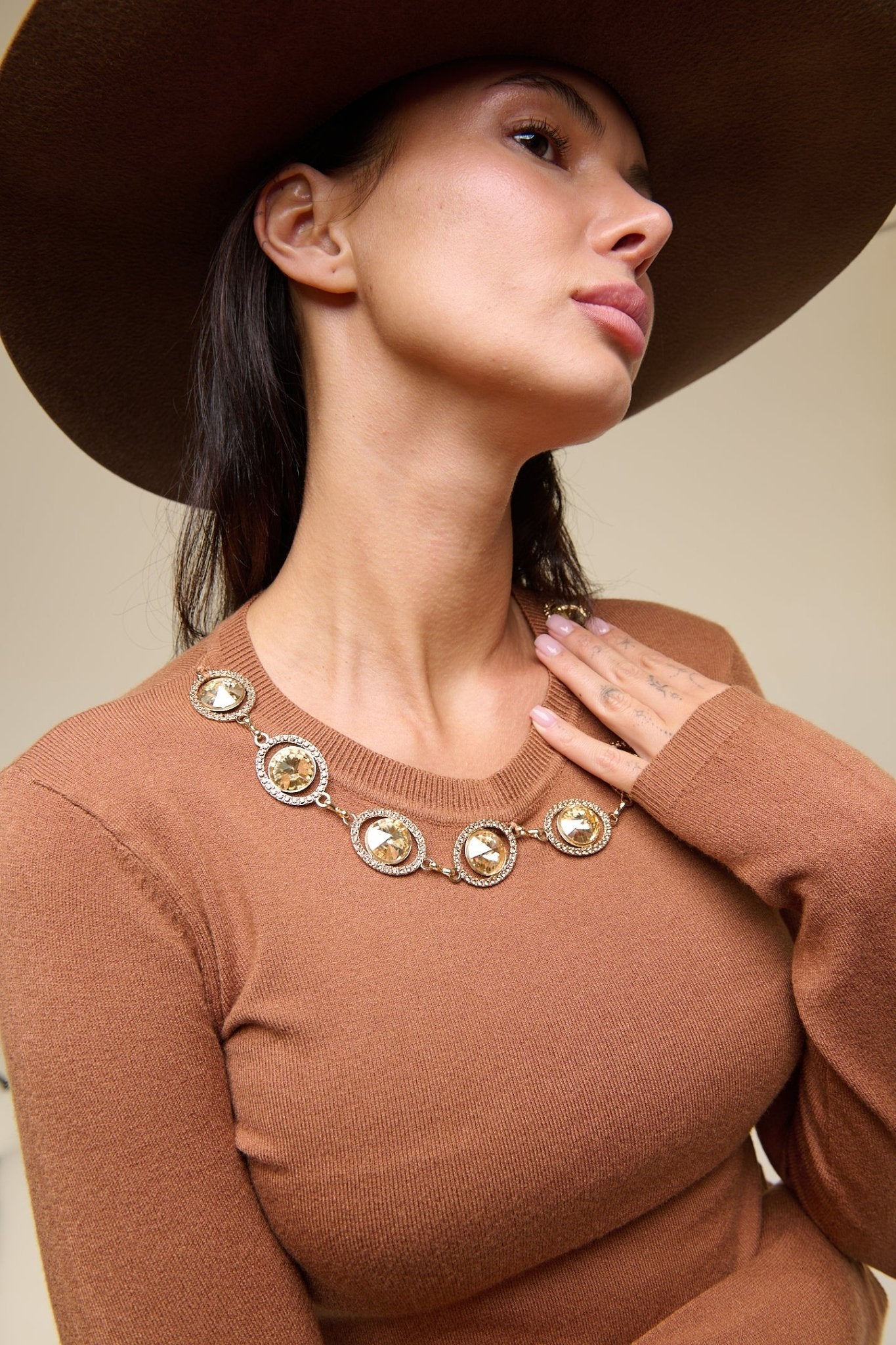 Maglia Girocollo Gioiello - 22 Spazio Boutique