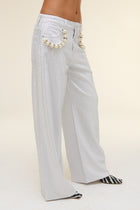 Pantalone Jeans White