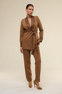 Tailleur Amber Caramello - 22 Spazio Boutique