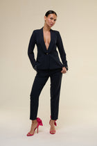 Tailleur Chiffon Blu Navy - 22 Spazio Boutique